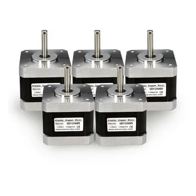 5pcs Two Phase Stepper Motor 40mm 3.6kg.cm 1.7A