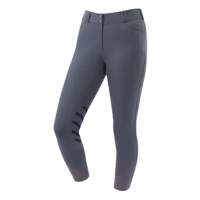 (32in, Charcoal) Dublin Womens/Ladies Prime Gel Knee Patch Breeches