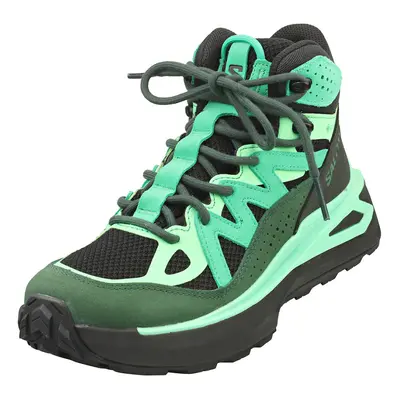 (8.5) Salomon Odyssey Elmt Mid Gore-tex Mens Walking Trainers in Green Black