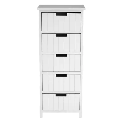 Premier Housewares New England White Mdf Drawers Chest