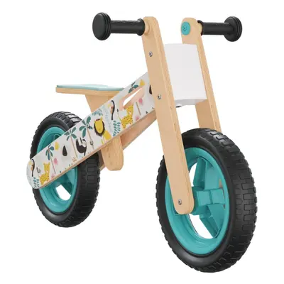 (blue) vidaXL Balance Bike for Children Toddler Bike Kids Trike Tricycle Grey Printed