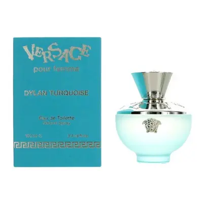 Versace Dylan Turquoise Eau de Toilette, Perfume for Women, 3.4 Oz