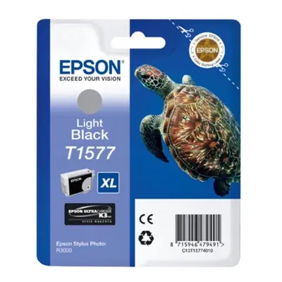 Epson C13T15774010 (T1577) Ink cartridge bright black, 26ml