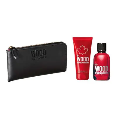 DSQUARED2 RED WOOD 100VP+GEL100+BOLSITO SET