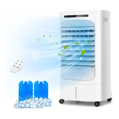 Portable Air Cooler 3-in-1 w/Fan & Humidifier 15H Timer Remote Control