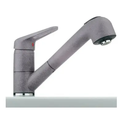 Franke 115.0030.729 Granite Kitchen Tap With A Pull Out Spout - Stone Grey/Grey (1-Piece)