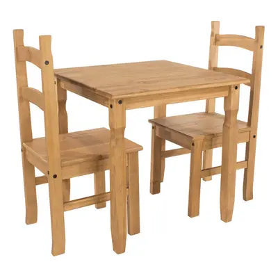 Home Source Corona Pine Dining Table and Chairs Set