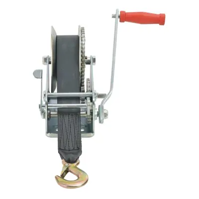 vidaXL Hand Winch with Strap kg Business Hoist Lift Manual Winch Puller