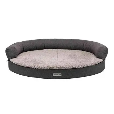 Trixie Vital Sofa Bendson Orthopaedic Dog Sofa Oval cm Dark Grey/Light Grey