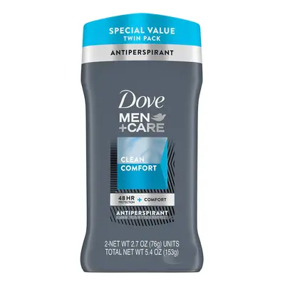 Dove Men+Care Antiperspirant Deodorant 48-Hour Wetness Protection Clean Comfort Non-Irritant Deo