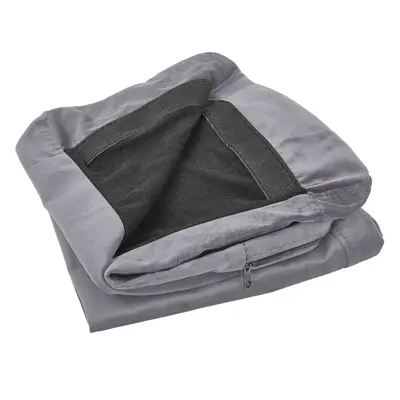 2 Seater Sofa Cover BERNES Velvet Grey