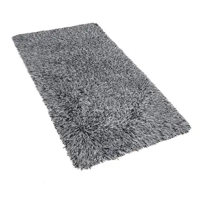 Shaggy Area Rug x cm Black and White CIDE