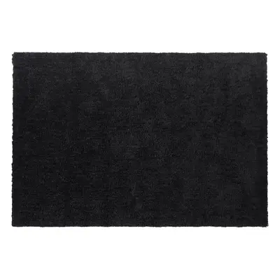 Shaggy Area Rug x cm Black DEMRE