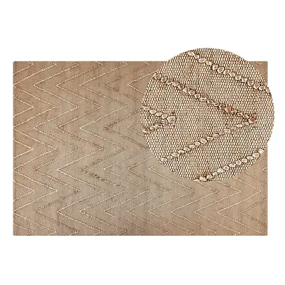 Jute Area Rug x cm Beige DADAY