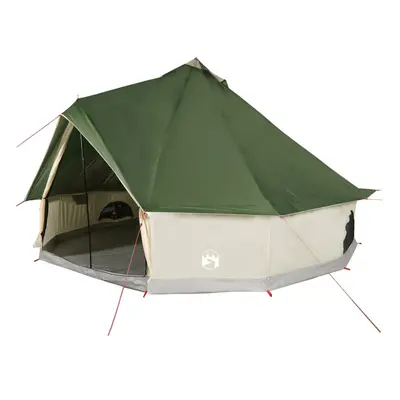 (green, 10-person) vidaXL Family Tent Tipi 8-Person Camping Tent Lightweight Tent Waterproof