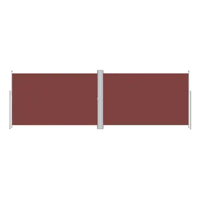 (brown, x cm) vidaXL Retractable Side Awning Garden Privacy Screen Multi Colours Multi Sizes