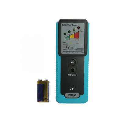 Automotive Brake Fluid Tester Oil Moisture Water Detection with High-Precision Probe LED Indicat