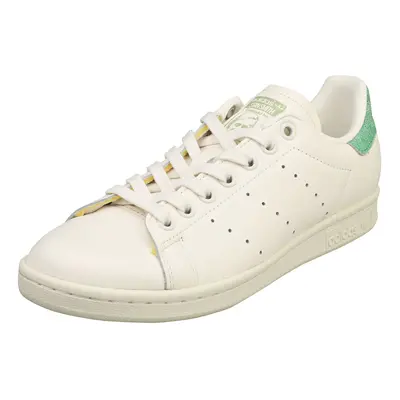 (4) adidas Stan Smith Mens Classic Trainers in Off White Green