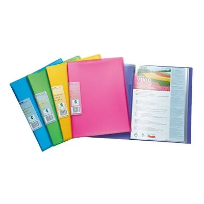 Recycology Pentel Display Book Vivid Folder with Pockets Pack of 5Medium