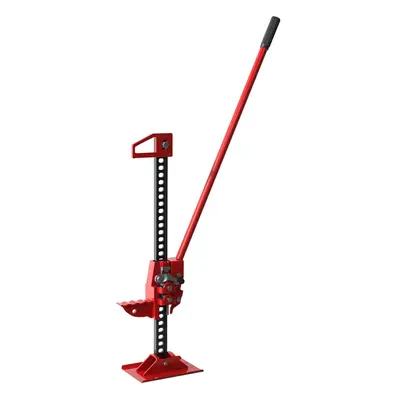 HOMCOM 48" Tonne High Lift Farm Jack for 4x4 Tractors Trucks, Red