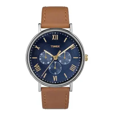 Tw2R29100, Timex Unisex Southview 41Mm Multifunction Leather Strap Watch