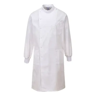 (M, White) Portwest Unisex Adult Howie Texpel Finish Lab Coat