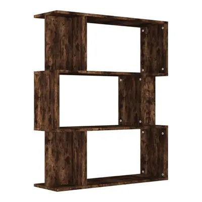 (Smoked oak) vidaXL Book Cabinet/Room Divider Engineered Wood Home Stand Multi Colours