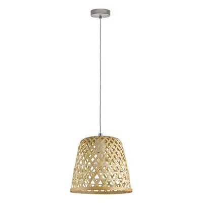 Hanging Ceiling Pendant Light Wicker Shade x 60W E27 Hallway Feature Lamp