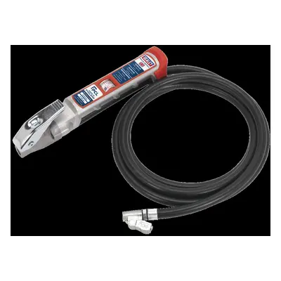 Professional Tyre Inflator with 2.5m Hose & Clip-On Connector