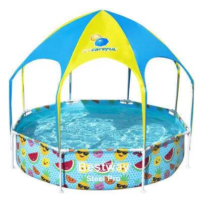 Bestway Above Ground Pool Outdoor Swimming Pool for Kids Steel Pro UV Careful