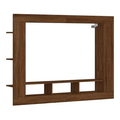 (brown oak) vidaXL TV Cabinet TV Console Sideboard Media Console White Engineered Wood