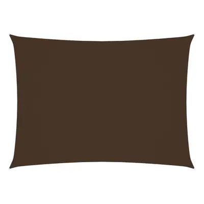 Sunshade Sail Oxford Fabric Rectangular 6x7 m Brown