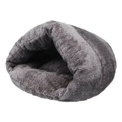 (Type D) Pet Bed Puppy Cushion House Cave Cat Sleep Bag Soft Warm Kennel Mat Blanket