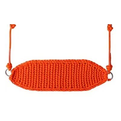 (Orange) Baby Weaving Swing Net Chair Hang Hammock Chair Indoor Outdoor Kids Swing Outdoor Indoo