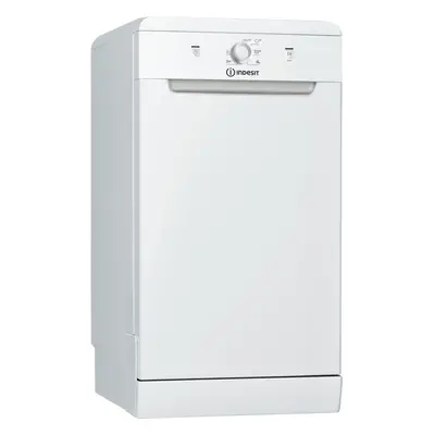 Indesit Slimline Dishwasher - White - F Rated