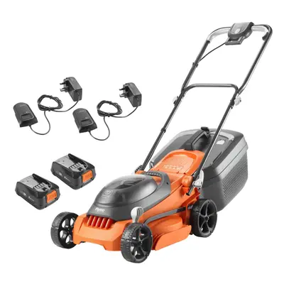 Flymo 36V EasiStore 340R Cordless Rotary Lawnmower 2.0 KIT