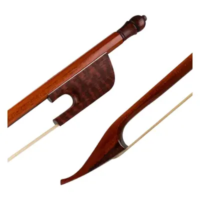 Professional Violin/Fiddle Bow 4/4 Snakewood Baroque Style Frog White Mongolia Horsehair Well Ba