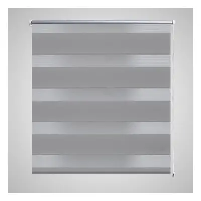 vidaXL Zebra Blind 120x230cm grey Home Office Window Roller Shade Sunscreen