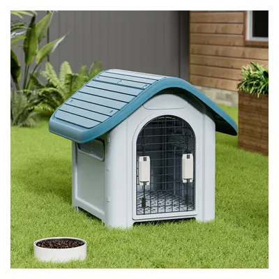 Plastic Dog House with Ventilation for Outdoor Indoor