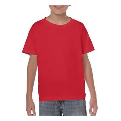 DDI Heavy Cotton Youth T-shirt - Red - Large Case of