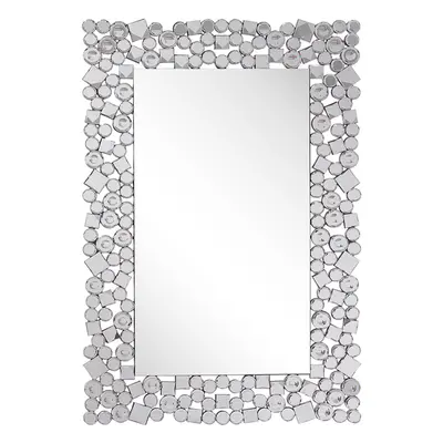 Wall Mirror MERNEL cm cm Silver