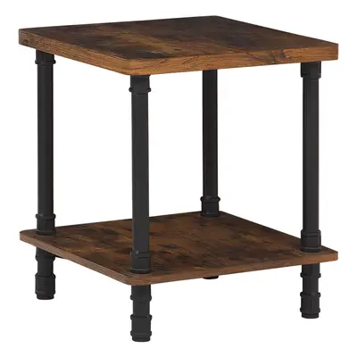 Bedside Table Side Table VERIL Dark Wood