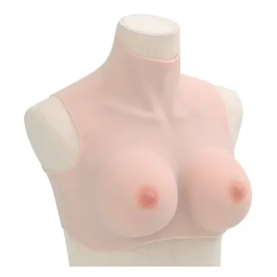 (caucasian, e/ cotton) vidaXL SiliconeÂ BreastplateÂ for Crossdressers Fake Breast Forms Tan H C