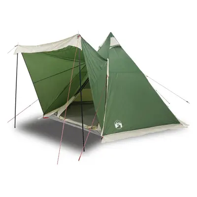 (green) vidaXL Family Tent Tipi 6-Person Camping Lightweight Tent Dome Tent Waterproof