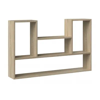 (Sonoma) LULU - Hanging bookcase - Wall shelf - 100x60x16 cm - Living room wall storage