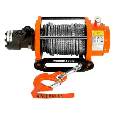 10,000lb Hydraulic Winch, 25m x 10mm Dyneema Rope.