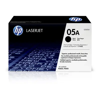 HP 05A - CE505A - x Black - Toner cartridge - For LaserJet P2033, P2035, P2036, P2037, P2054, P2