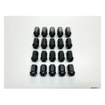 20 x Black Wheel Nut for Jeep Cherokee (Liberty) KJ & KK WBHA/KK/011A