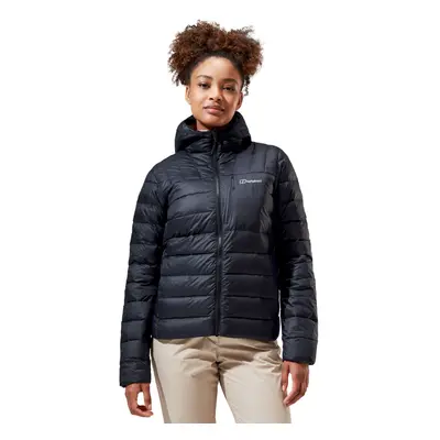 (10, Black) Berghaus Womens Silksworth Hooded Down Insulated Warm Winter Jacket - Black