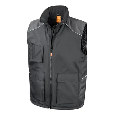 (M, Black) Result Unisex Work-Guard Vostex Bodywarmer / Gilet / Workwear